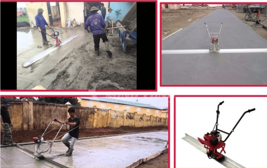 Cách sử dụng máy đầm thước đúng kỹ thuật giúp thi công bê tông nhanh – chuẩn – tiết kiệm