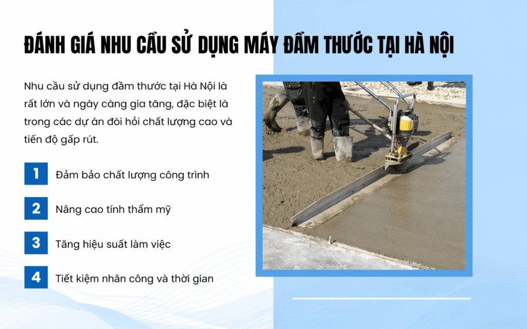 Địa chỉ bán máy đầm thước uy tín tại Hà Nội
