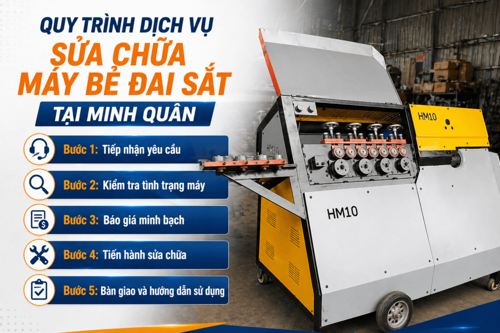 Dịch Vụ Sửa Chữa Máy Bẻ Đai Sắt