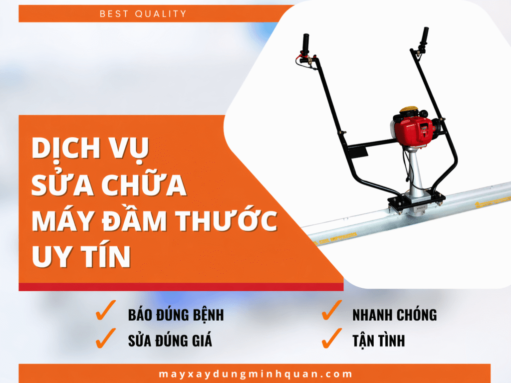 Sửa chữa máy đầm thước uy tín tại Hà Nội