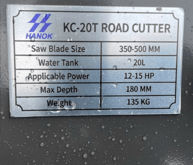 Máy Cắt Đường Bê Tông KC-20T Lưỡi D500 Cắt Sâu 18cm