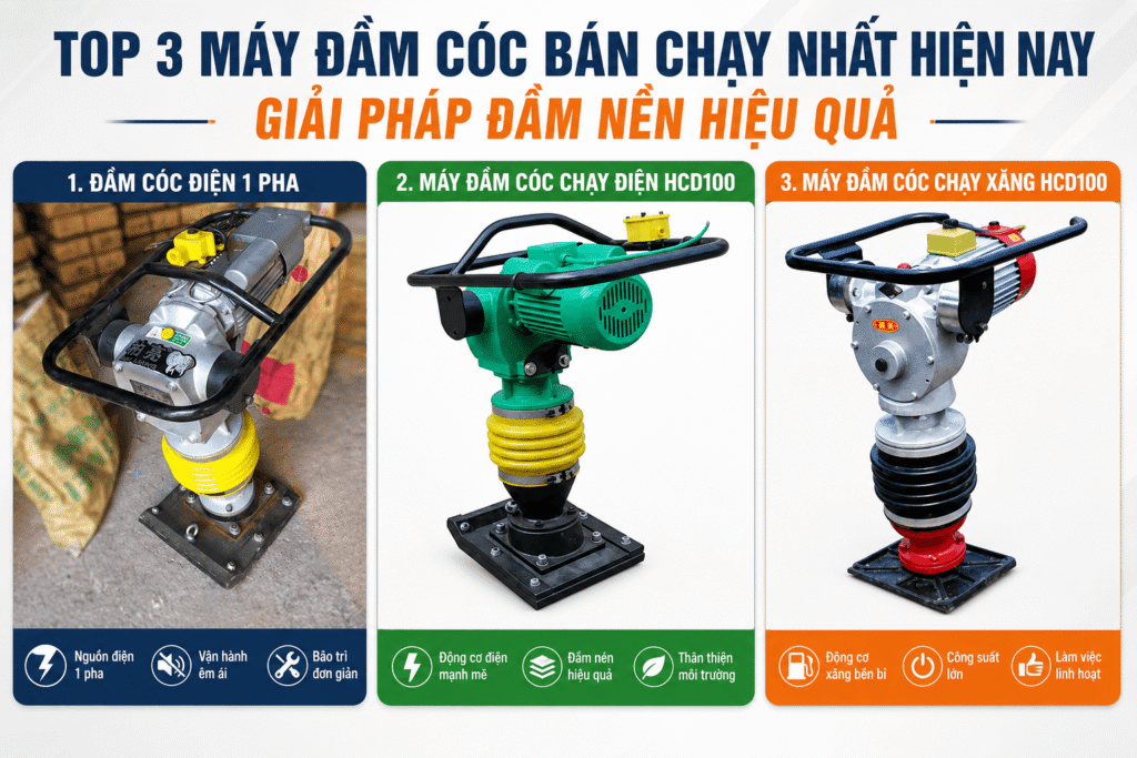 Top 3 máy đầm cóc bán chạy nhất hiện nay